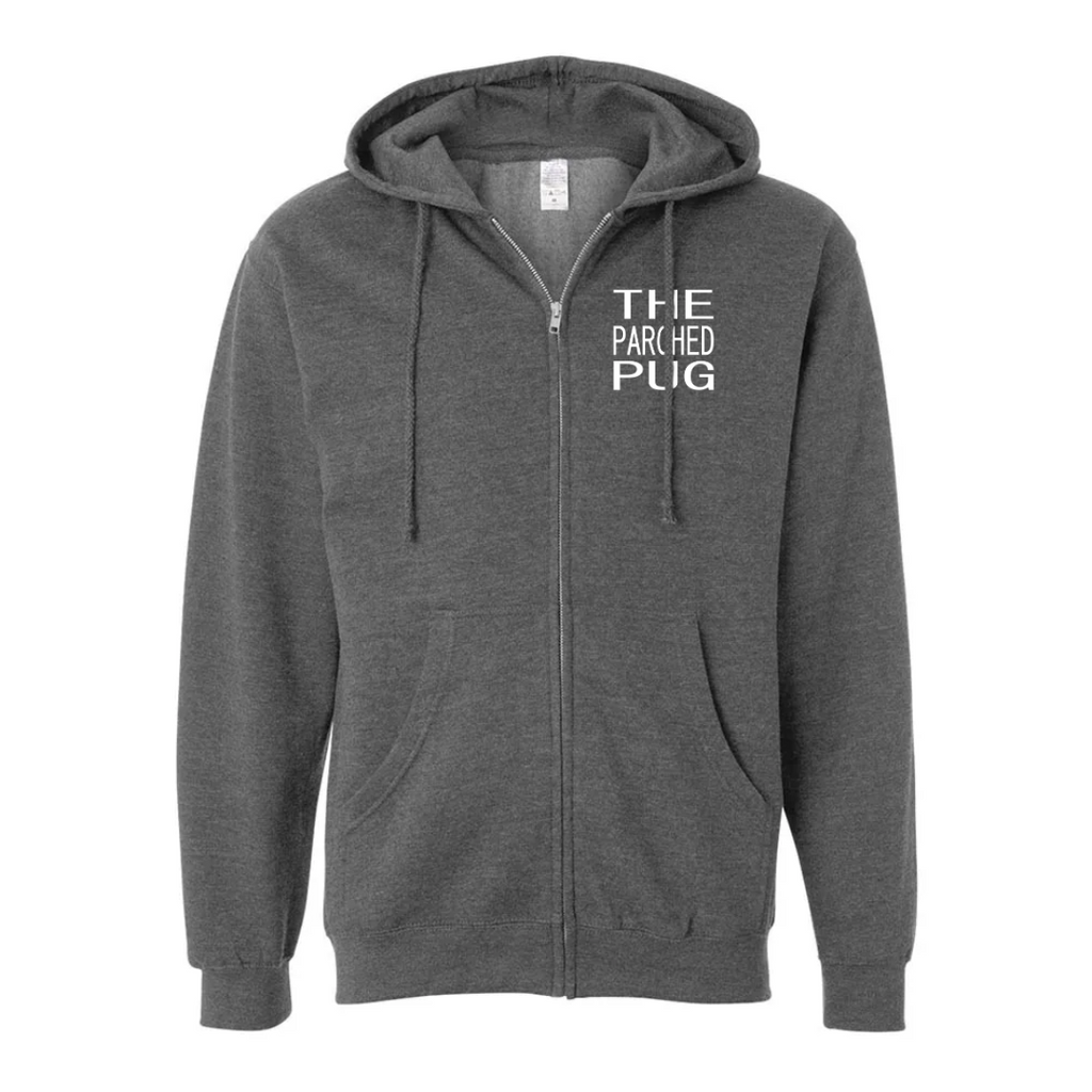 Parched Pug Hoodie with Square Logo