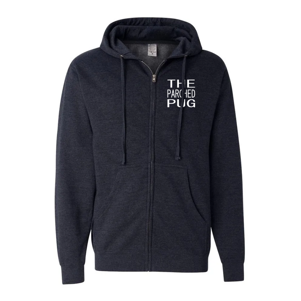 Parched Pug Hoodie with Square Logo